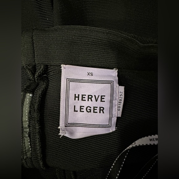 Herve Leger cropped black leggings size extra small - Picture 7 of 14